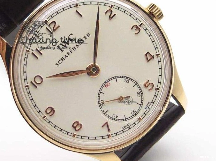 MIROTIME 0731 Compact Portuguese IW545409 RG ZF 1:1 Best Edition White Dial On Brown Leather Strap A 7336